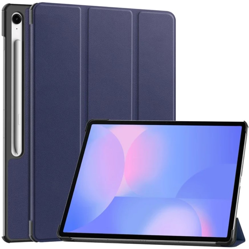 Чехол для планшета BeCover Smart Case for Samsung Galaxy Tab S10 FE Plus (SM-X620/SM-X626) 13.1" Deep Blue (713382) - Фото 1