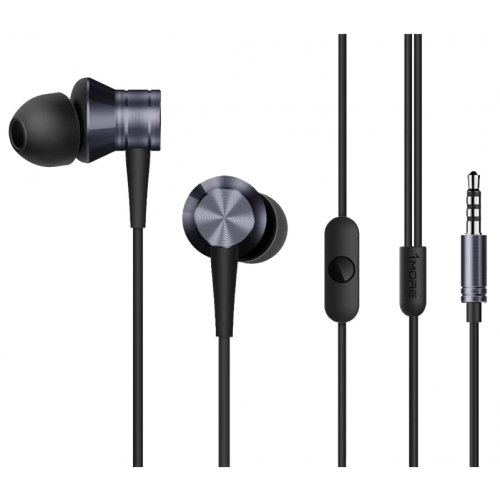 Наушники вкладыши 1MORE E1009 Piston Fit Mic Black/Grey - Фото 1