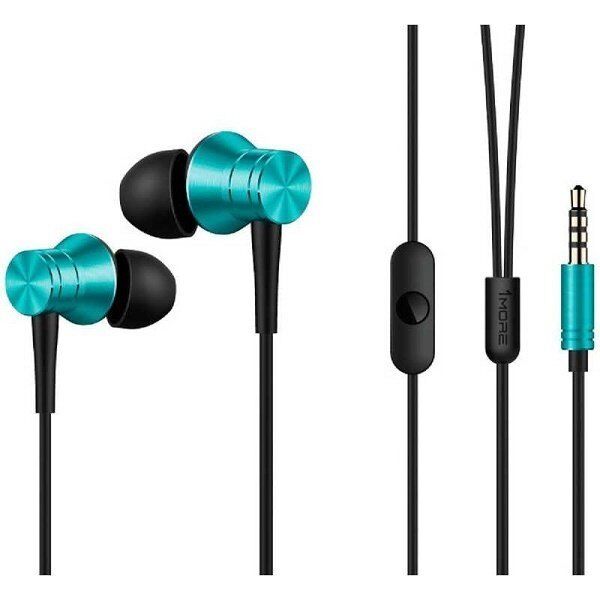 Наушники вкладыши 1MORE E1009 Piston Fit Mic Blue - Фото 1