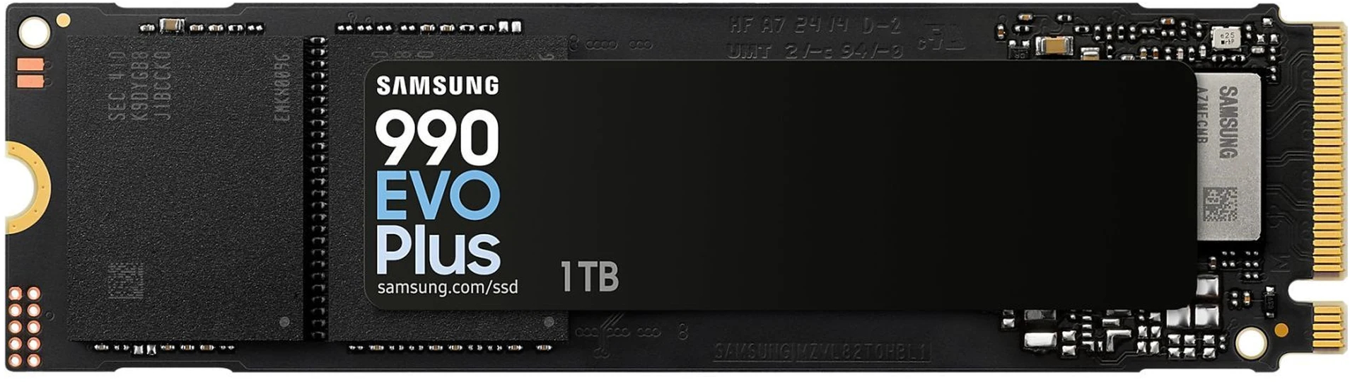 SSD-накопитель внутренний Samsung 990 EVO Plus 1TB M.2 NVMe TLC PCIe 5.0 (MZ-V9S1T0BW) - Фото 1