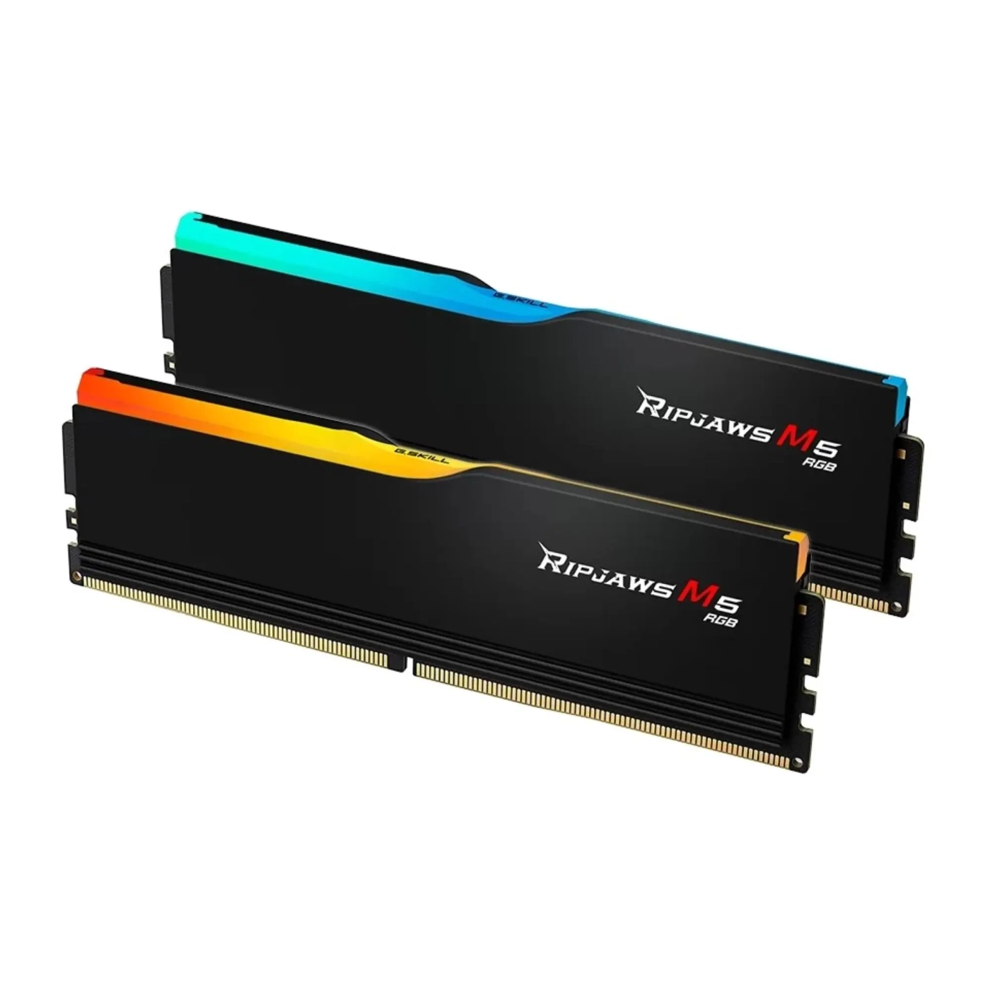 Память DDR G.Skill Ripjaws M5 RGB Black DDR5-6400 32GB (2x16GB) (F5-6400J3239G16GX2-RM5RK) - Фото 1
