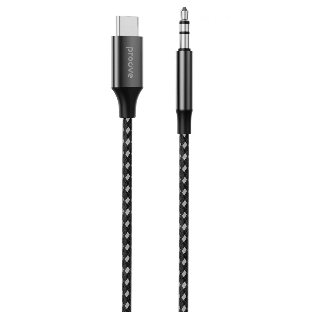 Кабель синхронизації даних Proove SoundMesh Type-C to 3.5mm 1m Gray (ACSM00004801) - Фото 1