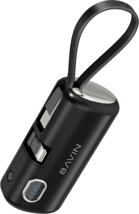 Купить Батарея мобильная Bavin PC1092S 5000 mAh Mini FAST CHARGING 22.5W Black (Y-PC1092S-BK) - Фото 1 Батарея мобильная Bavin PC1092S 5000 mAh Mini FAST CHARGING 22.5W Black (Y-PC1092S-BK) - Фото 1