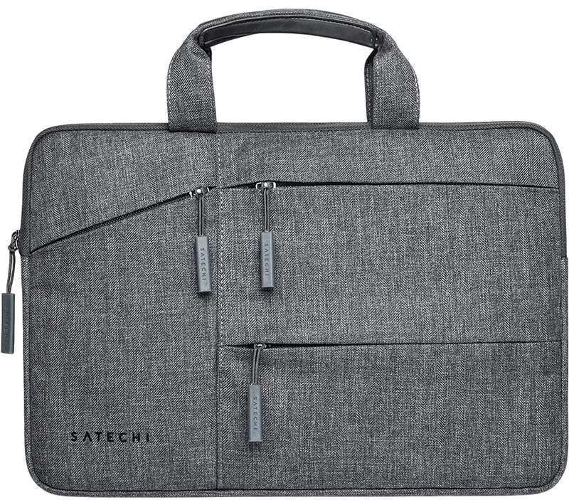 Сумка для ноутбуку Satechi Water-Resistant Laptop Carrying Case with Pockets 13" Gray (ST-LTB13) - Фото 1