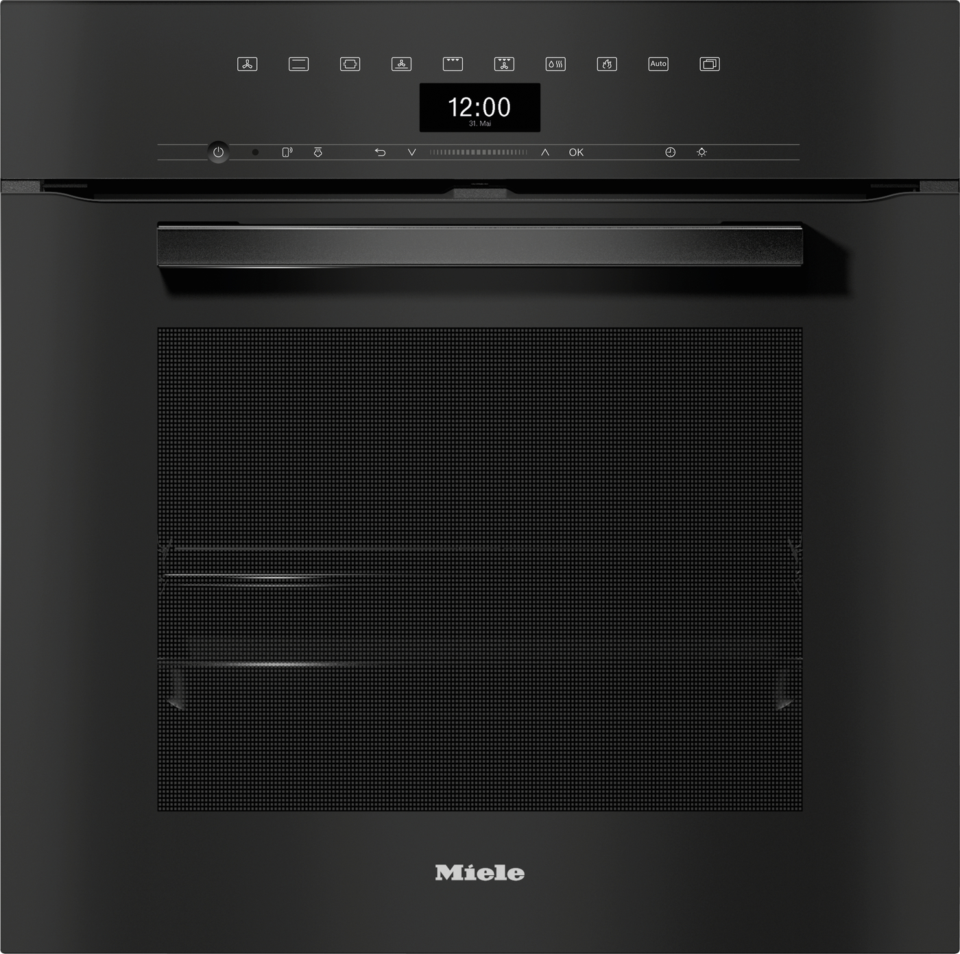 Духовой шкаф электрический Miele H 7464 BP черный обсидиан - Фото 1