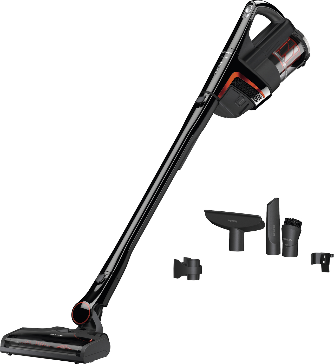Пылесос ручной для дома Miele SMUL1 05 TRIFLEX HX1 Черный обсидиан/Красный - Фото 1