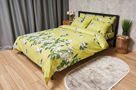 Комплект постельного белья Moon&Star Бязь Gold Люкс «Wisteria» 200х220 нав. 2х50х70  (MS-820005506) - Фото 1