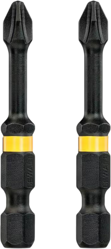 Біта для викрутки DeWALT Ph2 50 мм 2 шт. (DT70532T) - Фото 1