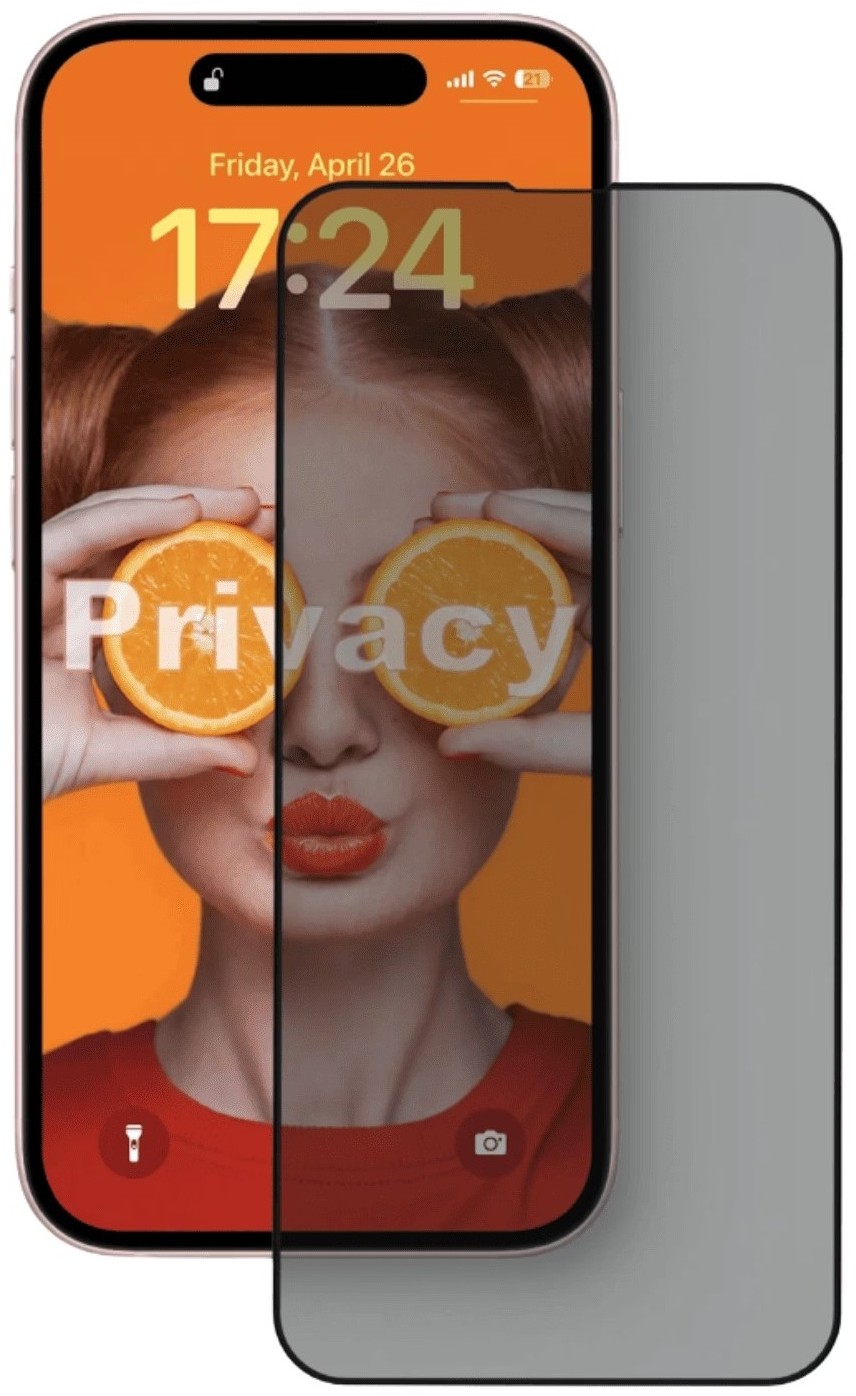 Захисне скло для смартфону Anank 2.5D Privacy (1 pcs)/ Curved Clear (1pcs) Glass with installation box for iPhone 16 Pro (2003115) - Фото 1