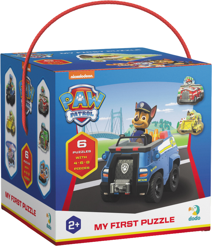 Пазли картонні (до 2 років) Dodo Paw Patrol. Готові до дії 4-6-8 ел. (200535) - Фото 1