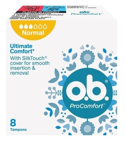 Тампоны гигиенические o.b. ProComfort Normal 8 шт. (3574661331119) - Фото 1
