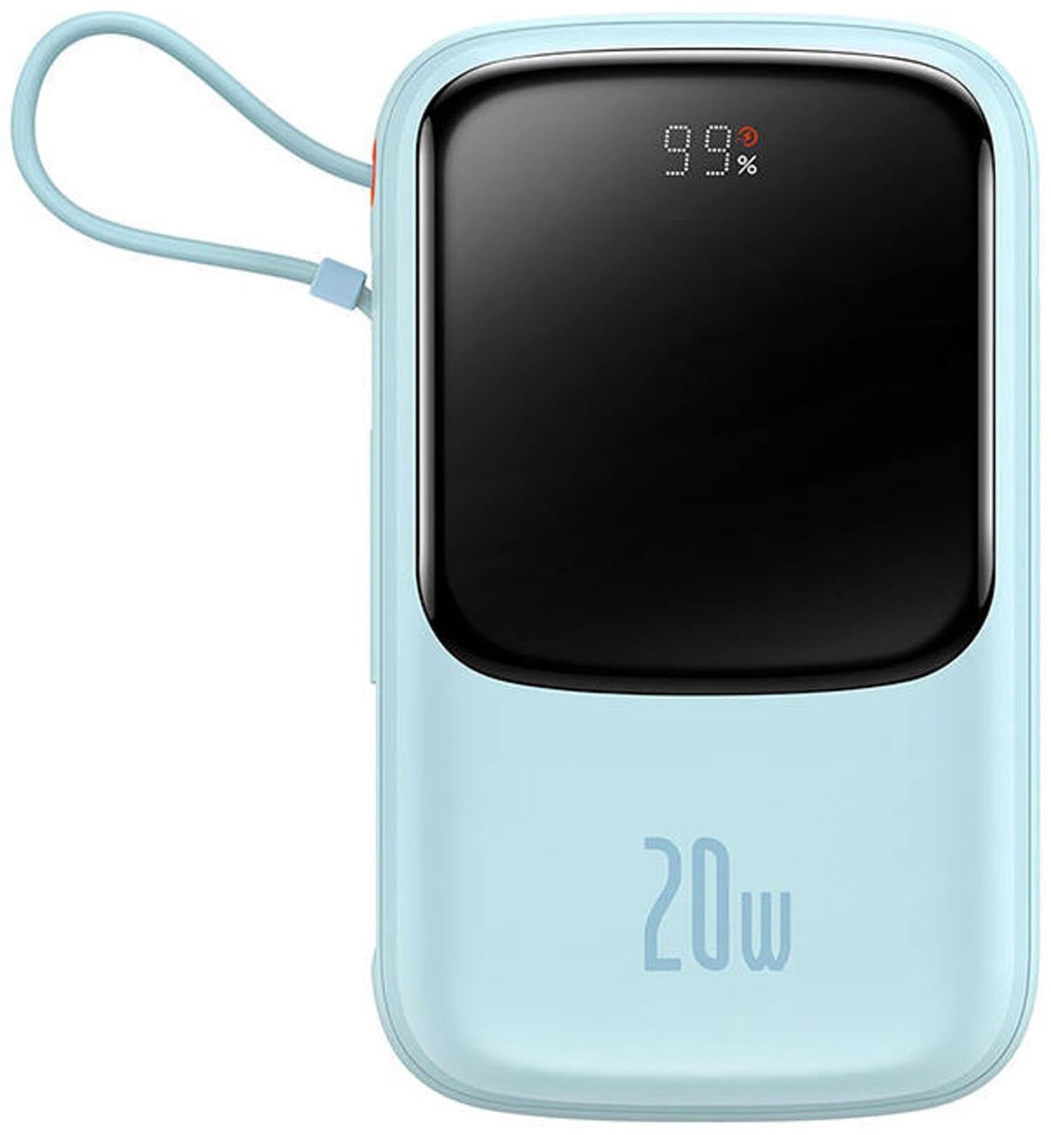 Батарея мобильная Baseus Qpow Pro 10000mAh 20W Blue (PPQD020003) - Фото 1