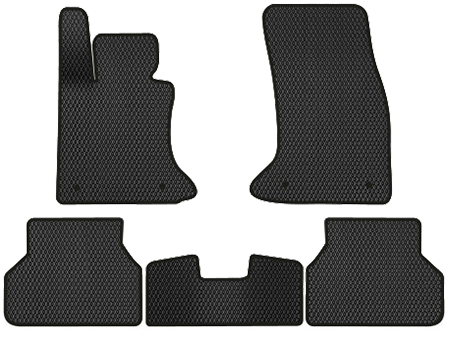 EVA коврики в салон авто EVAtech для 5 Series (E60) BMW 2003-2010 6 поколение Sedan USABM13268C5BW4RBB - Фото 1