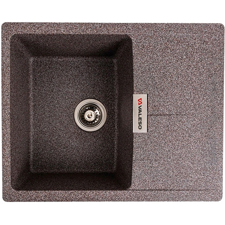 Мойка кухонная VALESO 6250 ZIRKONE матовый Микс - Фото 1
