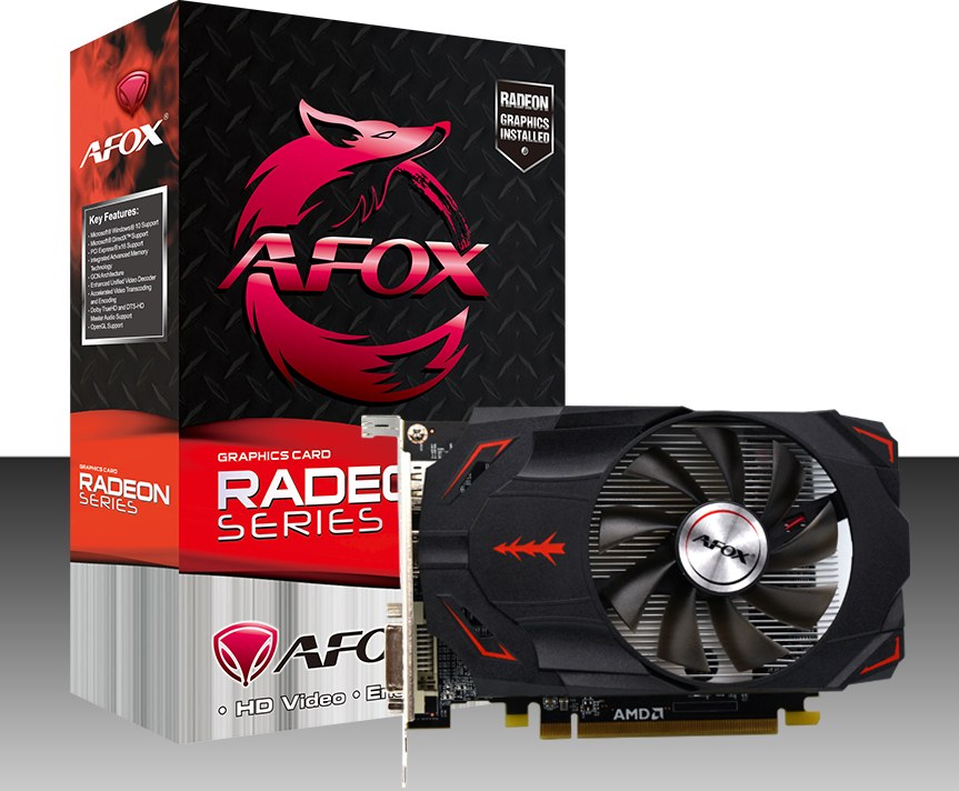 Видеокарта AFOX Radeon RX 550 4GB GDDR5 (AFRX550-4096D5H3) купить ...