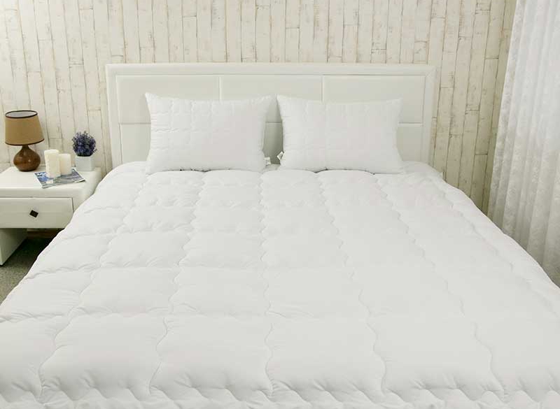 Набір ковдра двоспальна + 2 подушки Руно 172х205 Warm Silver + 50х70 см (172.52_Warm Silver) - Фото 1