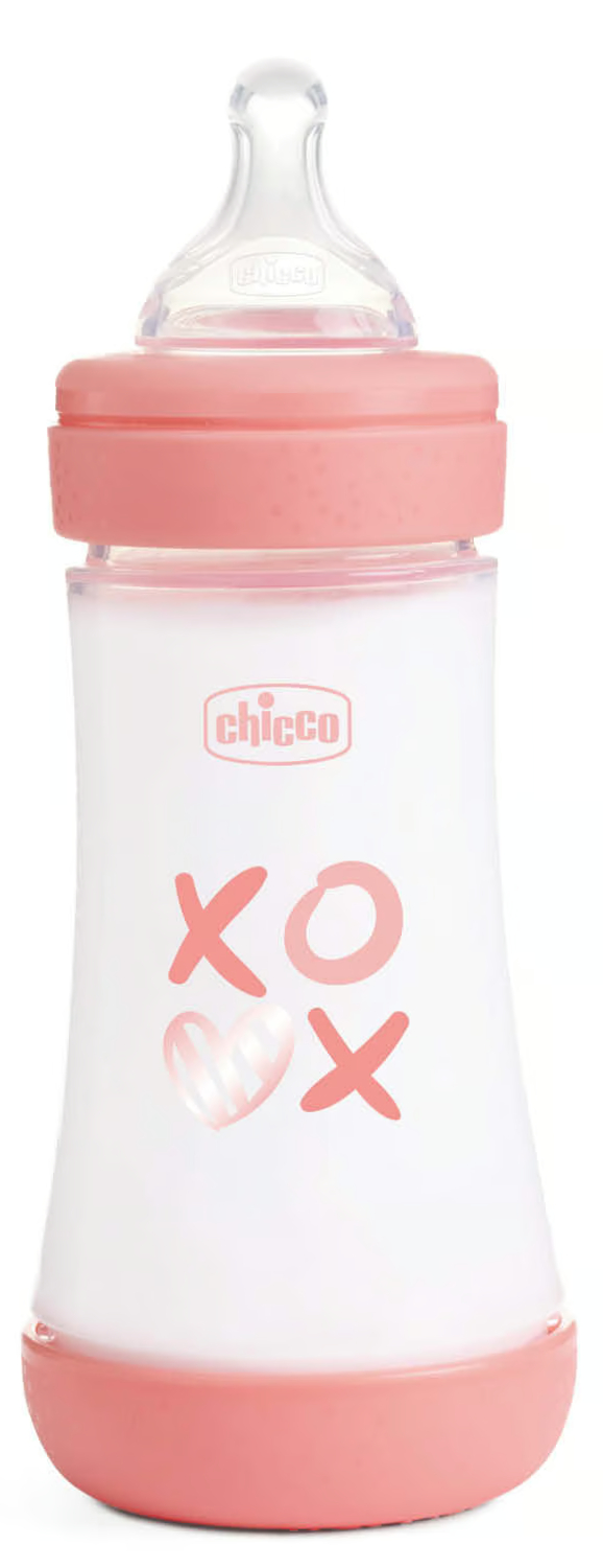 Пляшка для годування Chicco PERFECT 5 240 мл від 2 м середній потік (20223.11.40) - Фото 1