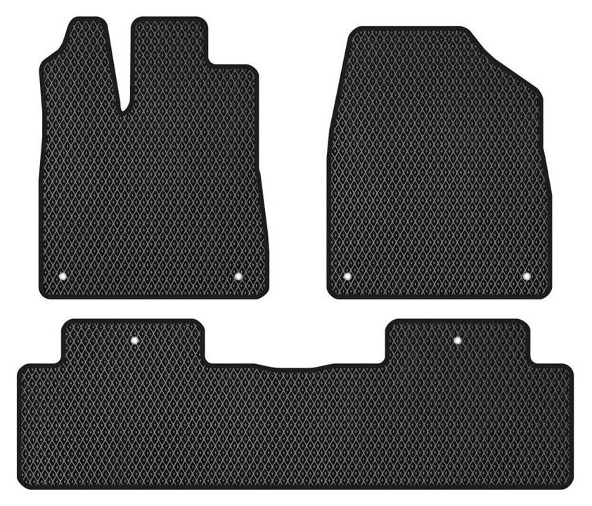 EVA коврики в салон авто EVAtech для MDX (YD3) Acura 2013-2016 3 поколение SUV USA (AA21508ZV3RBB) - Фото 1