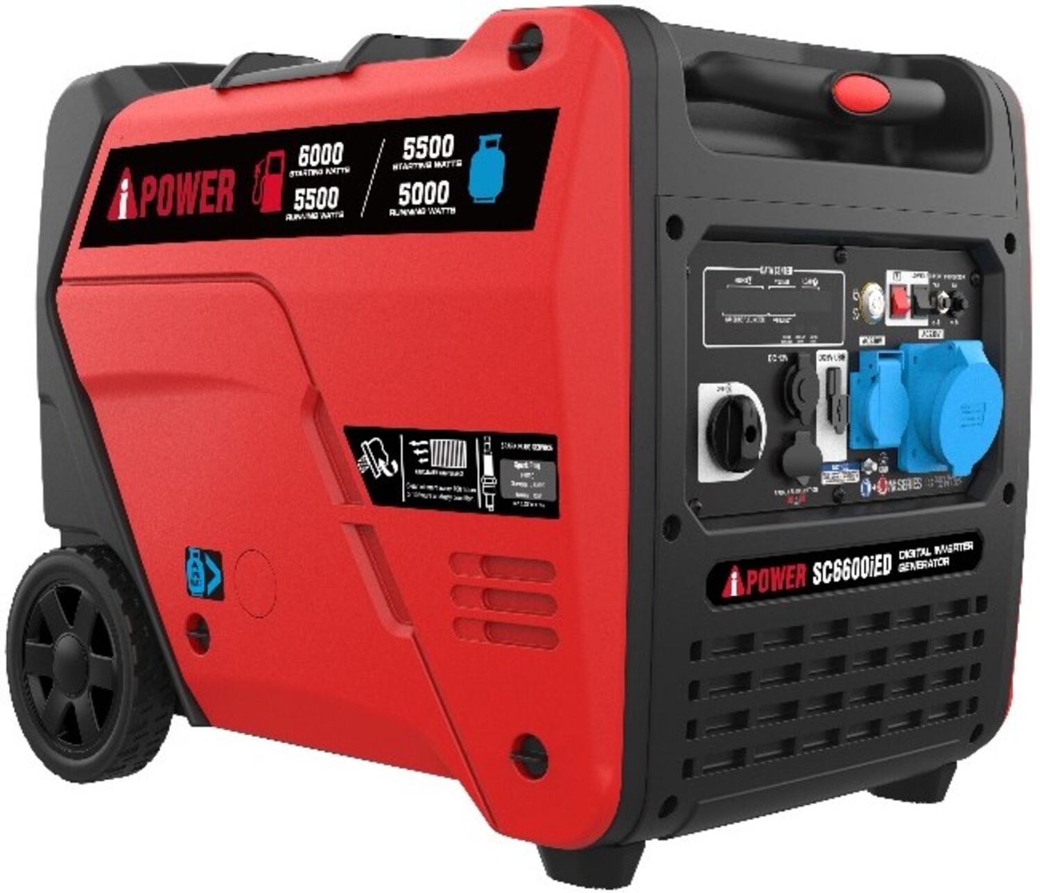 Генератор інверторний A-iPower SC6600i - Фото 1