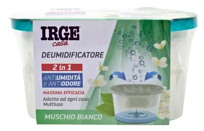 Купити Поглинач вологи та запаху IRGE Muschio Bianco 400 мл (DEUMBN400) - Фото 1 Поглинач вологи та запаху IRGE Muschio Bianco 400 мл (DEUMBN400) - Фото 1