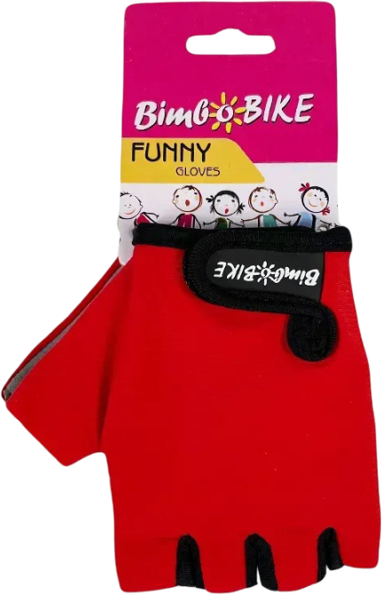 Купить Велоруковицы детские Bimbo Bike 4-6 лет размер S красные FUNNY (90943R-IS) - Фото 1 Велоруковицы детские Bimbo Bike 4-6 лет размер S красные FUNNY (90943R-IS) - Фото 1