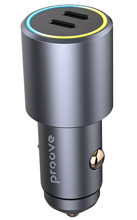 Автомобильное зарядное устройство Proove Double Energy 50W Type-C Metal Gray (ACDE50022206) - Фото 1