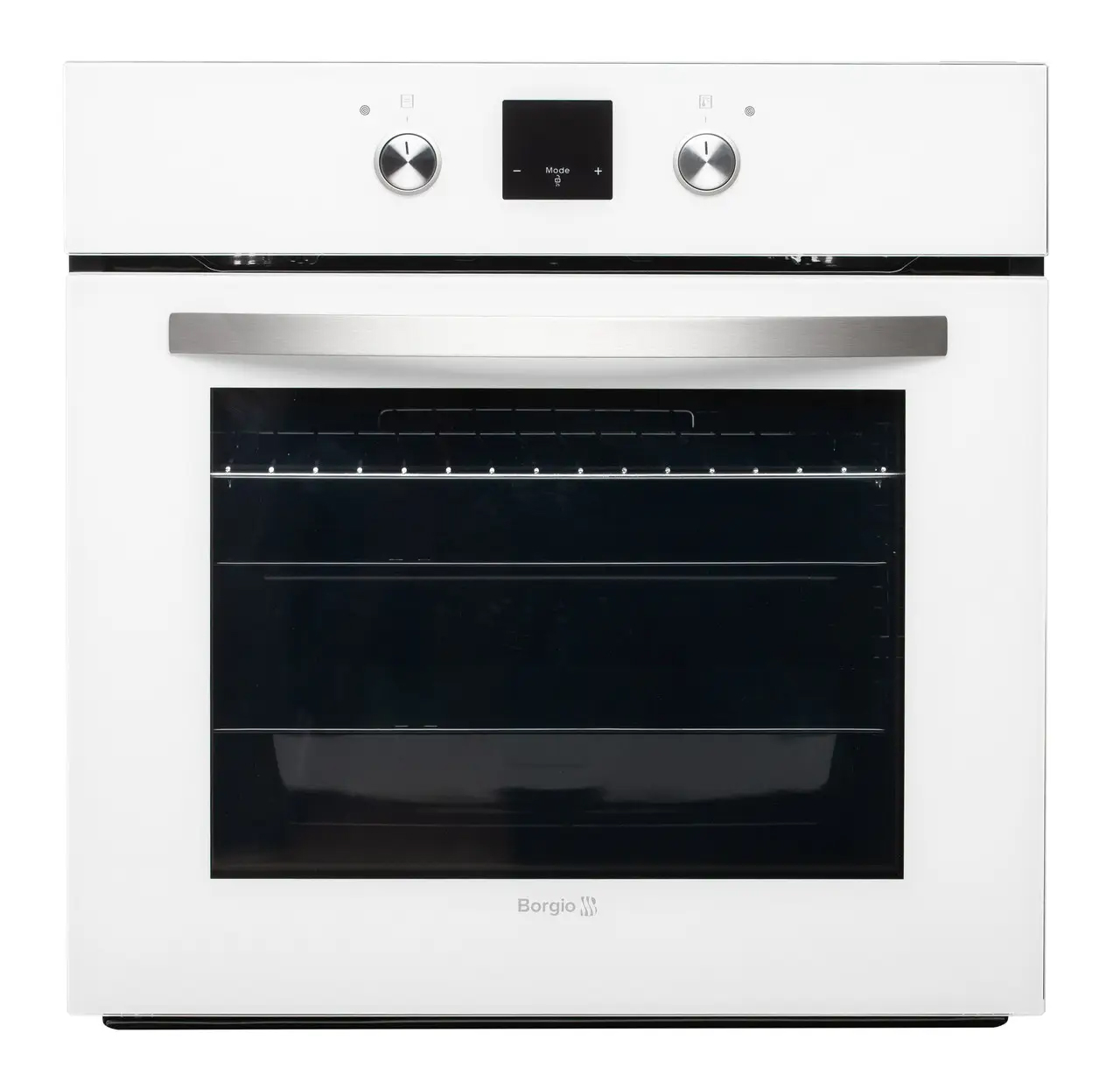 Духовой шкаф электрический Borgio OME 208.01 White Glass - Фото 1