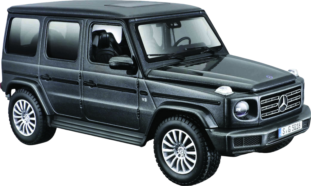 Коллекционная машинка 1:24 Maisto 2019 Mercedez Benz G-Class AMG SUV (31531 dark grey) - Фото 1