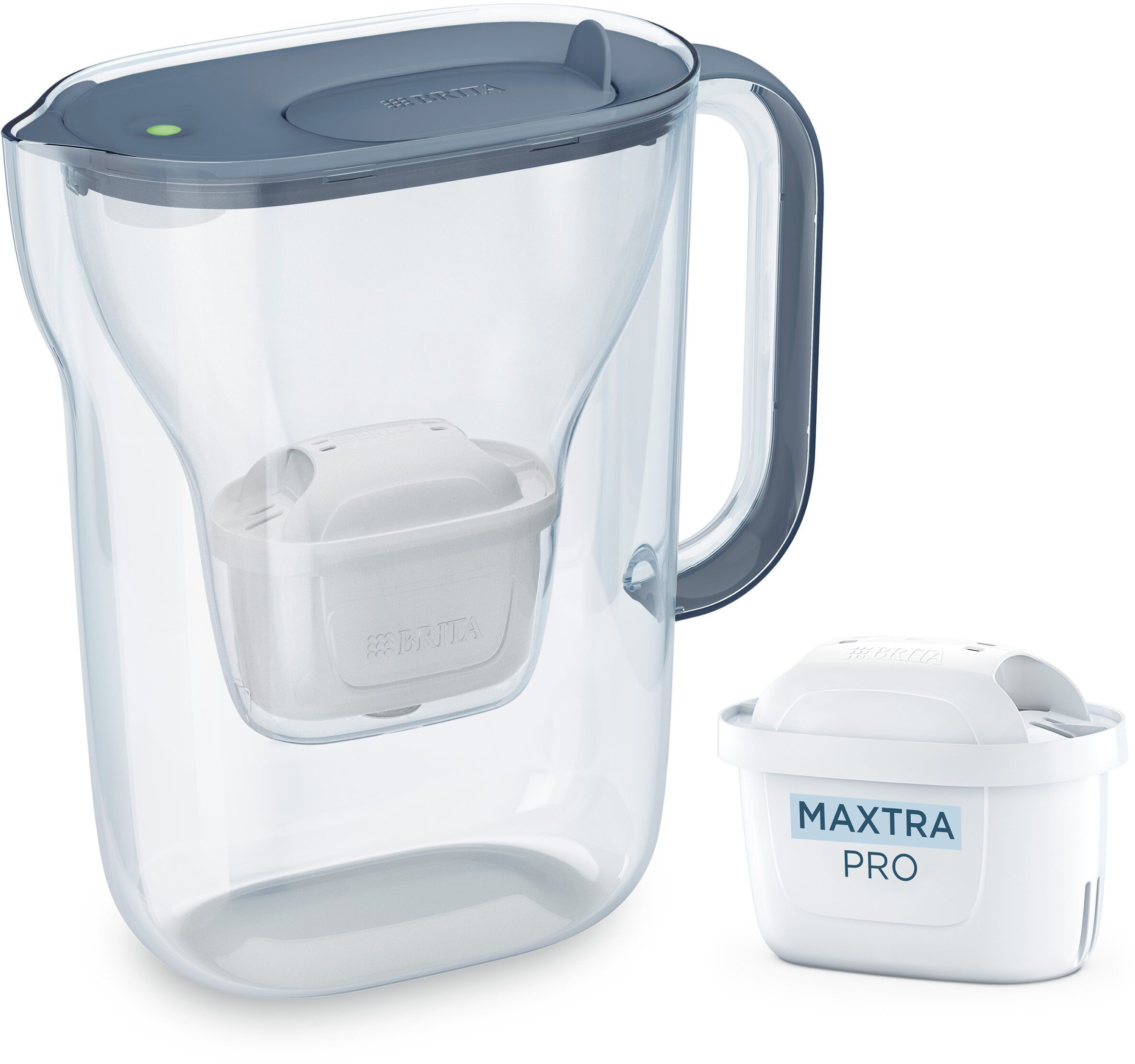 Фільтр-глечик Brita Style Essential Mxpro сіро-блакитний - Фото 1