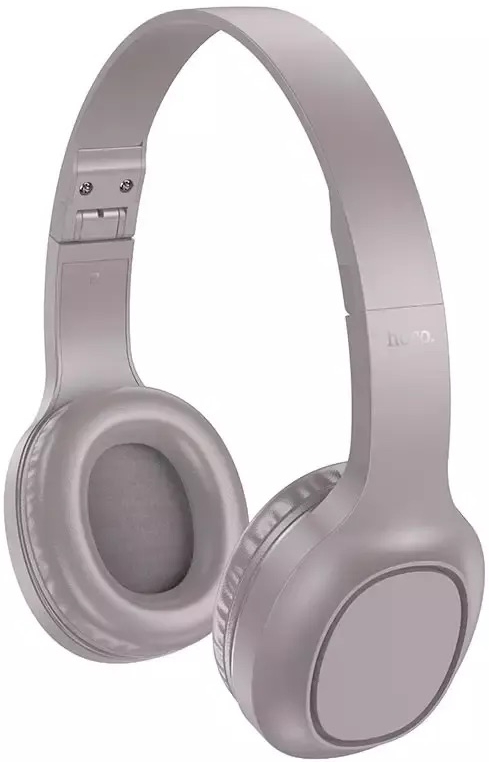 Наушники полноразмерные беспроводные HOCO W46 Charm BT headset Brown (6942007601726) - Фото 1