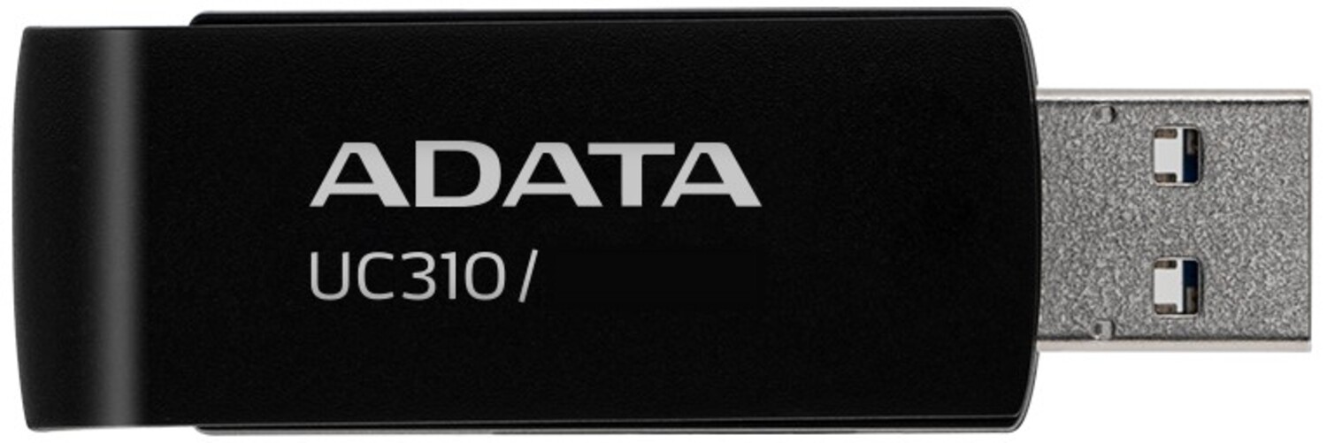 Флеш USB ADATA USB 3.2 UC310 64Gb Black (UC310-64G-RBK) - Фото 1