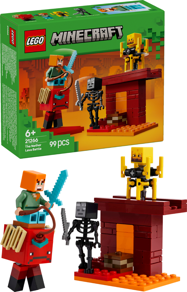 Конструктор LEGO Minecraft Битва со скамьей в Незере (21266) - Фото 1