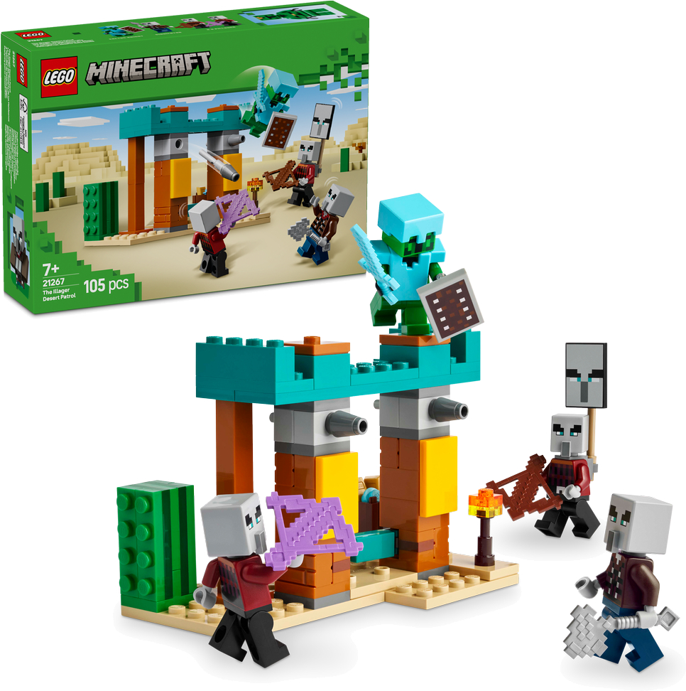 Конструктор LEGO Minecraft Пустынный патруль разбойника (21267) - Фото 1