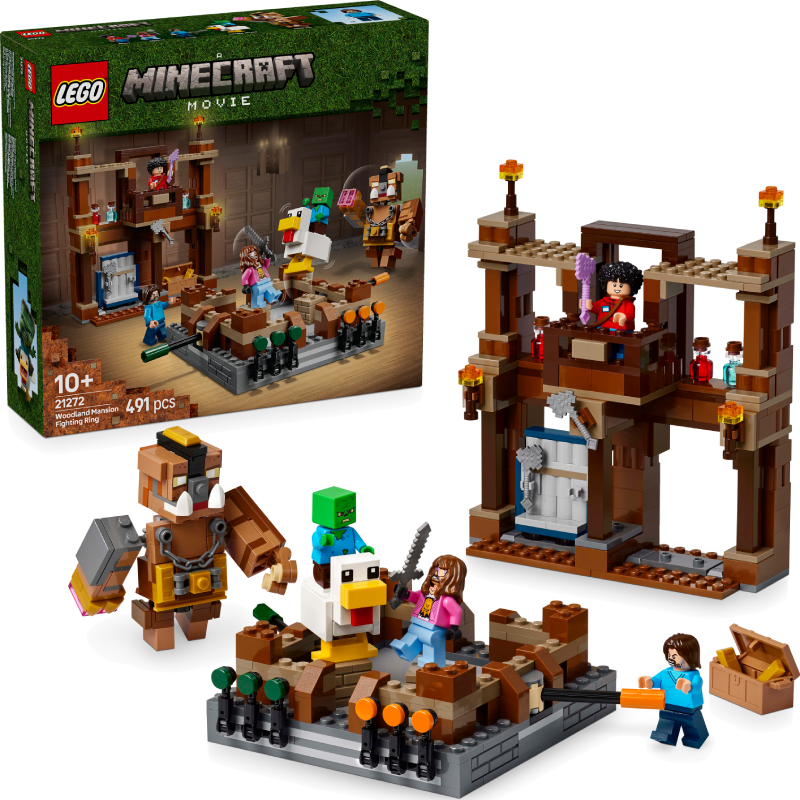 Конструктор LEGO Minecraft Бойцовский ринг в лесном имении (21272) - Фото 1