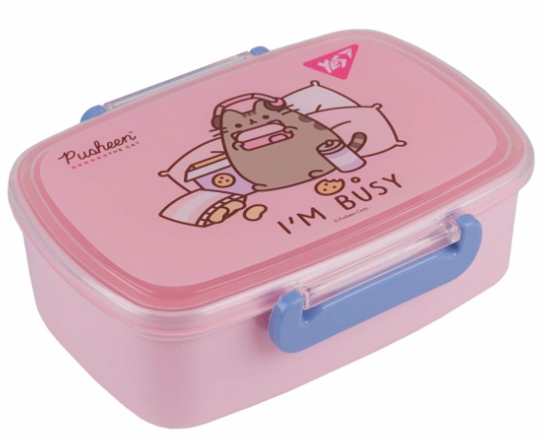 Ланч-бокс YES Pusheen 750 мл розовый (708367) - Фото 1