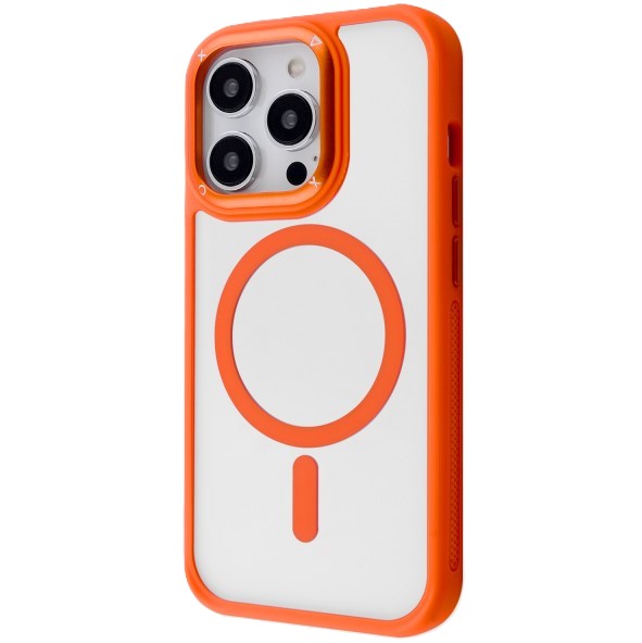 Чохол для смартфону Proove Clear Essence Case with Magnetic Ring iPhone 16 Pro orange (PCCEIP16P010) - Фото 1