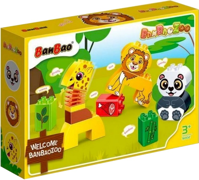 Пластиковый конструктор Banbao "BanBaoZOO" (11 элм.) Сафари (9002) - Фото 1