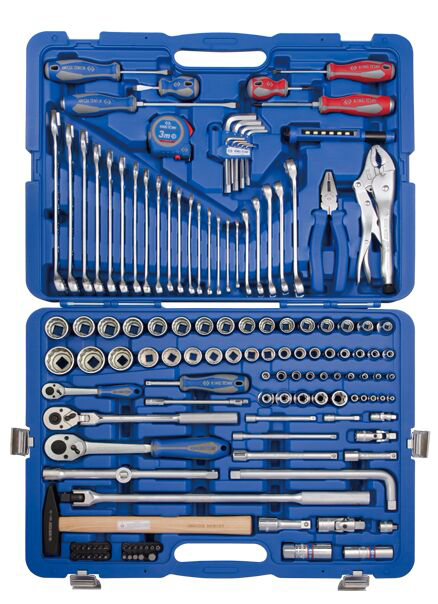 Купить Набор инструментов KING TONY 1/4"+1/2"+3/8" 143 шт. в пластиковом кейсе (9043MR) - Фото 1 Набор инструментов KING TONY 1/4"+1/2"+3/8" 143 шт. в пластиковом кейсе (9043MR) - Фото 1