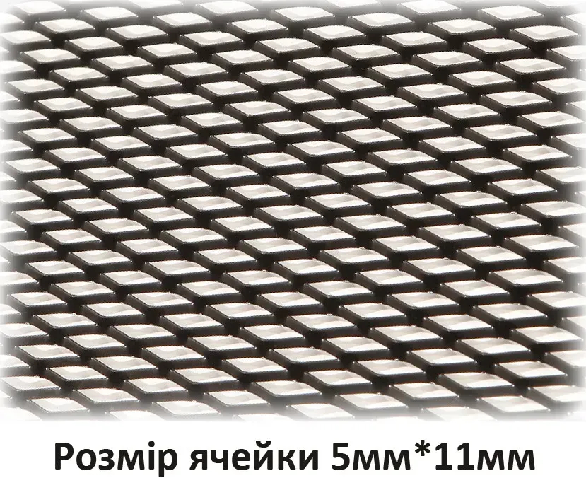 Сітка декоративно-захисна для радіатора Poputchik 100х20 см №3 (151-102-3) - Фото 1