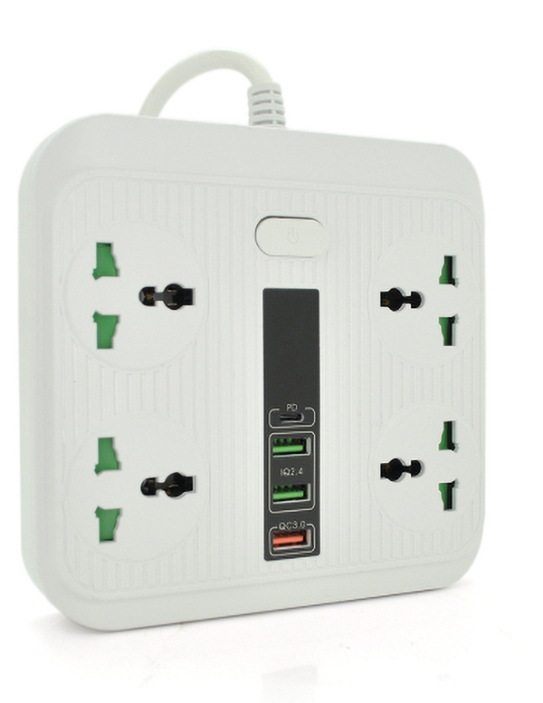 Сетевой фильтр Voltronic TB-Т18 4р+2 USB+PD 2m (21816) - Фото 1