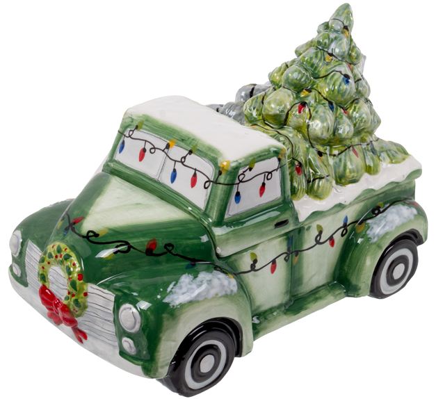 Ємність для зберігання Lefard Новорічна машина 21х18.5х33 см (927-010) - Фото 1