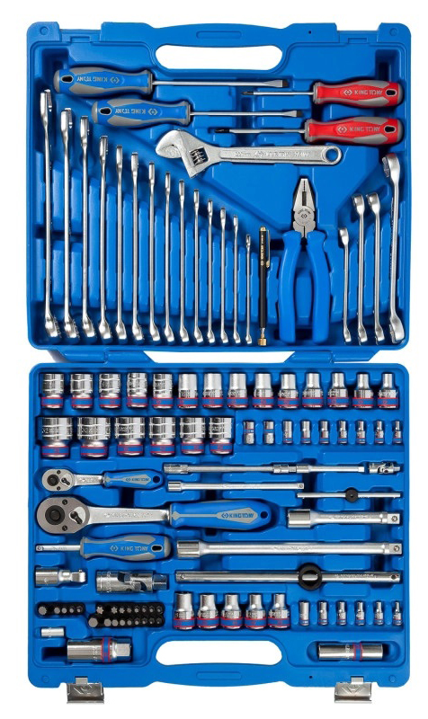 Купить Набор инструментов KING TONY 1/4"+1/2" 103 шт. в пластиковом кейсе (7503MR) - Фото 1 Набор инструментов KING TONY 1/4"+1/2" 103 шт. в пластиковом кейсе (7503MR) - Фото 1