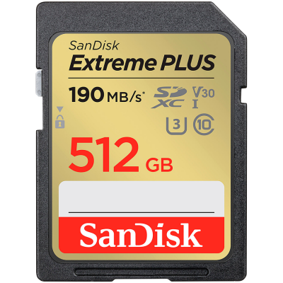 Карта памяти SanDisk Extreme Pro 512GB SDXC Memory Card + 2 years Rescue Pro Deluxe (SDSDXXD-512G-GN4IN) - Фото 1