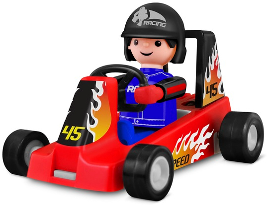 Igracek Коллекционная фигурка Racer with kart red Гоночный карт (21021) - Фото 1