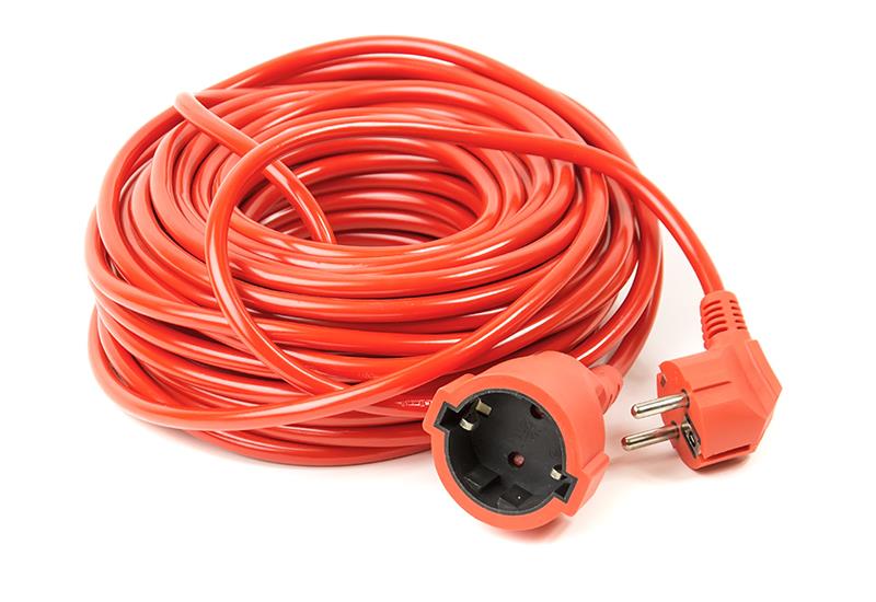 Удлинитель 220В PowerPlant PPCA10M50S1L 1 розетка 50m Orange - Фото 1