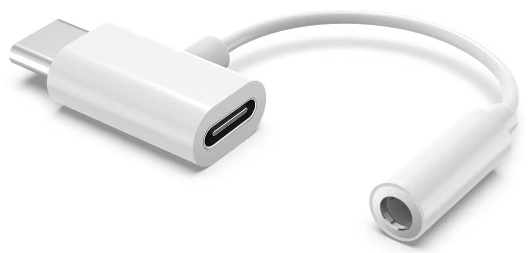 Переходник аудио XOKO AC-202 Type-C  - Type-C & Jack 3,5 мм White (XK-AC-202-WH) - Фото 1