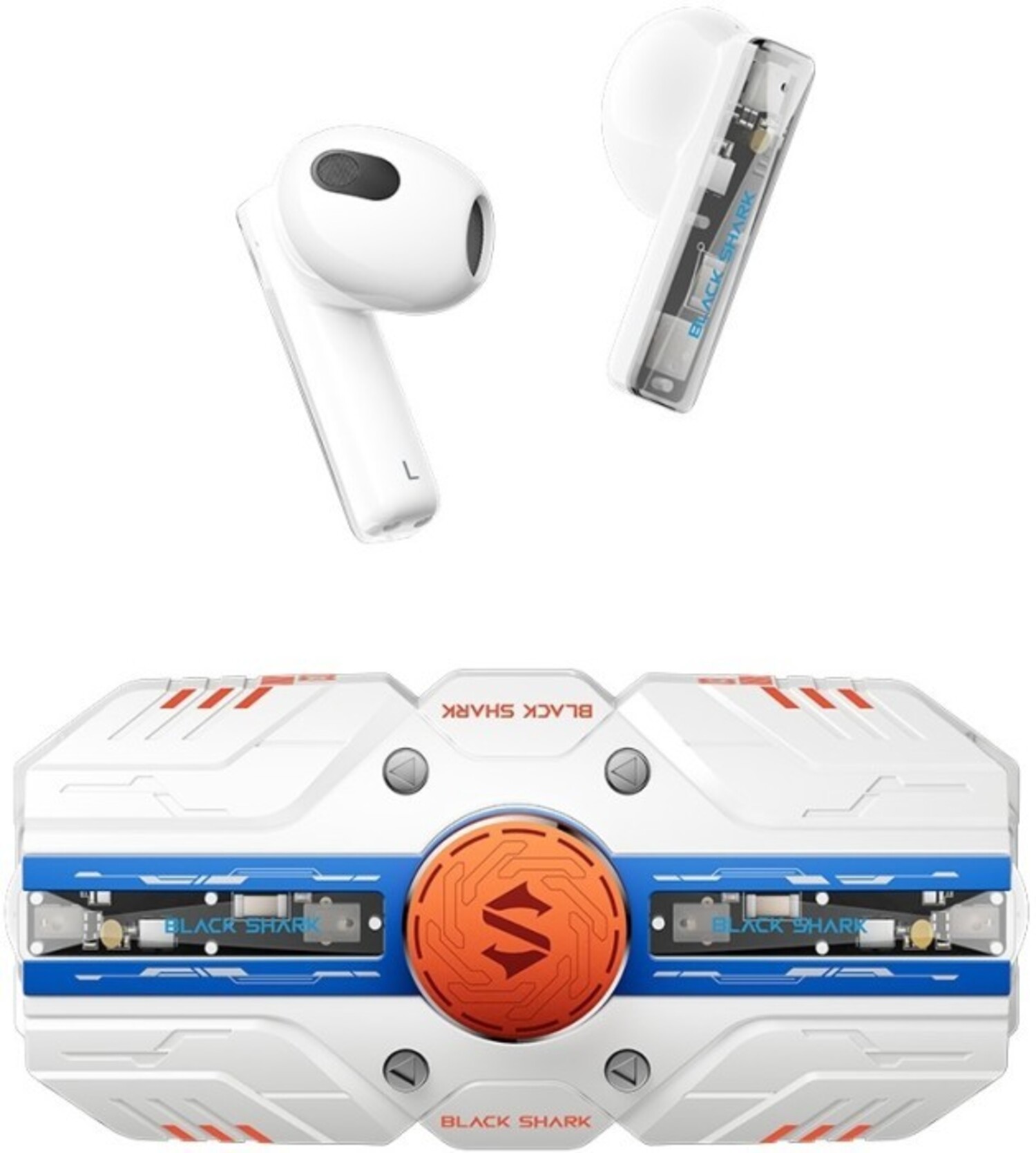 Наушники вкладыши беспроводные TWS Black Shark Rokas 3 (BS-T3) White - Фото 1