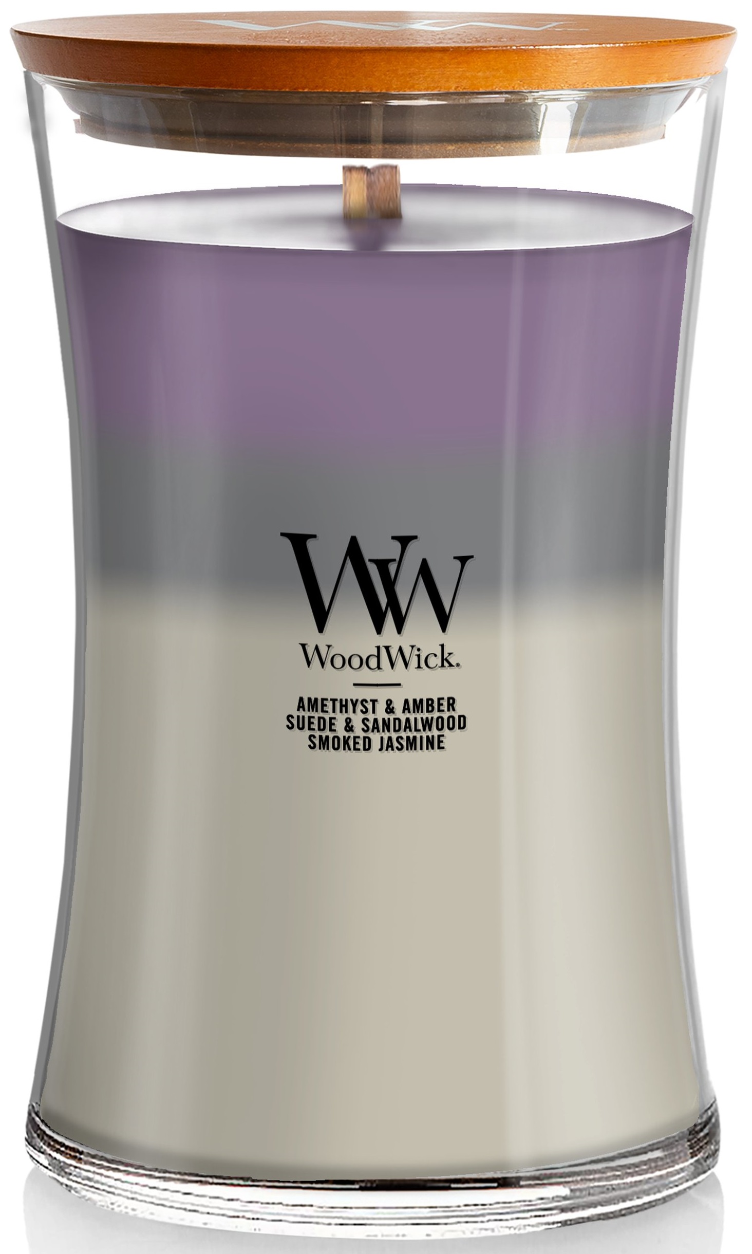 Свеча стекло Woodwick Large Trilogy Amethyst Sky (Аметистовое небо) 609г (1707526E) - Фото 1