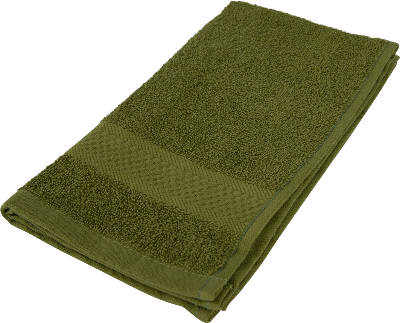 Полотенце для рук GM Textile махровое зеленый 30x50 - Фото 1