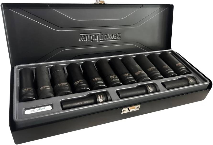 Набор торцевых головок Whirlpower 1/2" 14 шт. 10-24 мм (1274-IS01) - Фото 1